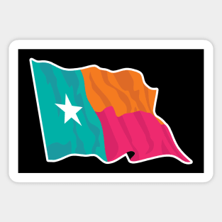 Fiesta Color Texas Lone Star Flag Sticker